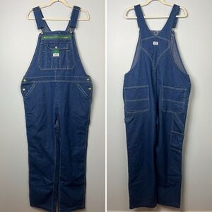 Liberty XL Men's Blue & green Denim Overalls